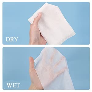 Ultra Soft Non-Woven Disposable Face Cleaning Cloth – Pack of 100 | Beauty Towel, Dry Wipe, Multipurpose Tissue Napkin (10x10 / 12x12 Inches)