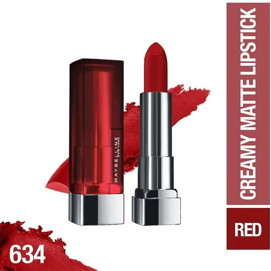 Maybelline New York Color Sensational Creamy Matte Lipstick Collection Shade(500-817)