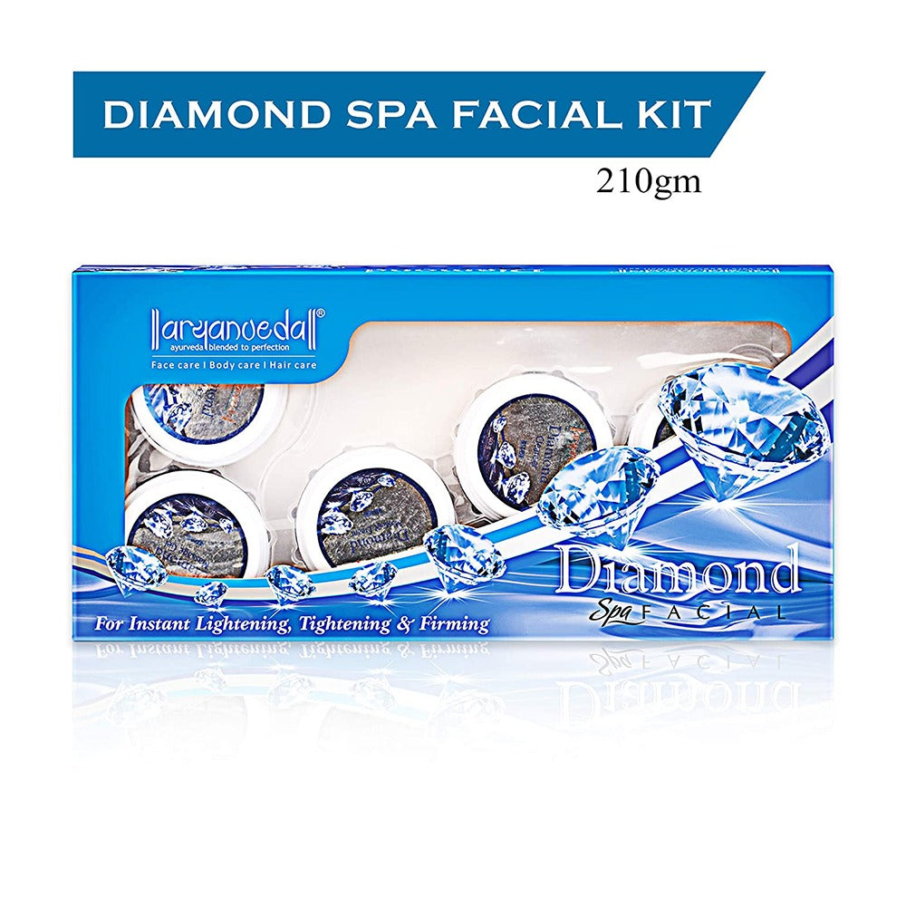 Buy Aryanveda mond Spa Facial Kit 210g - Unisex Fairness Solution