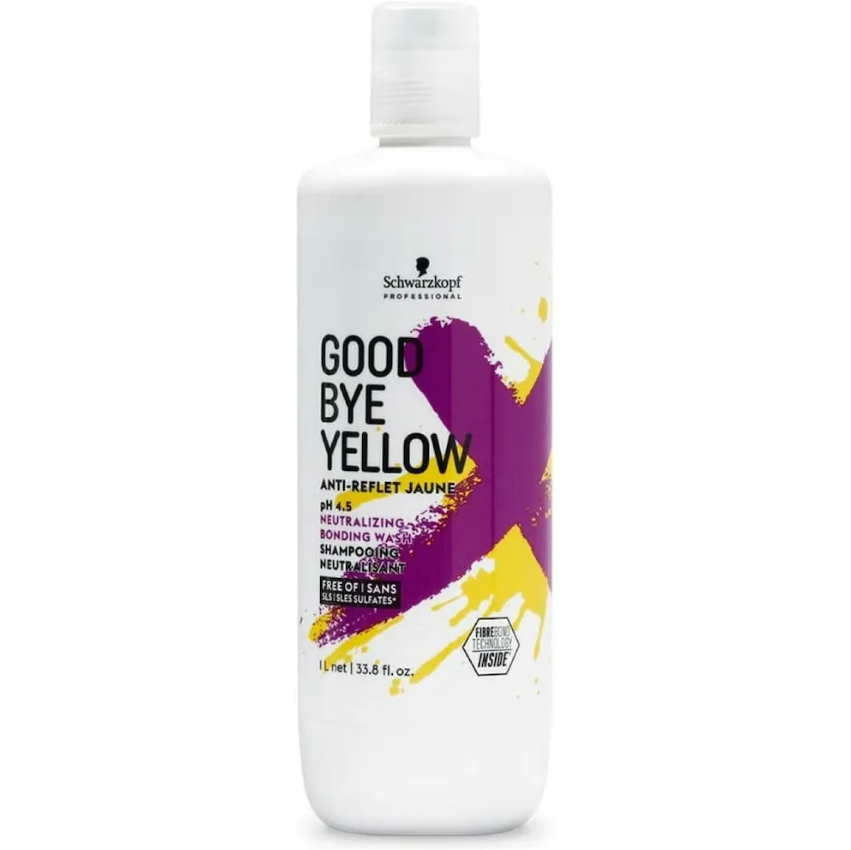 Buy Schwarzkopf Goodbye Yellow Neutralizg Shampoo pH 4.5 (1000ml