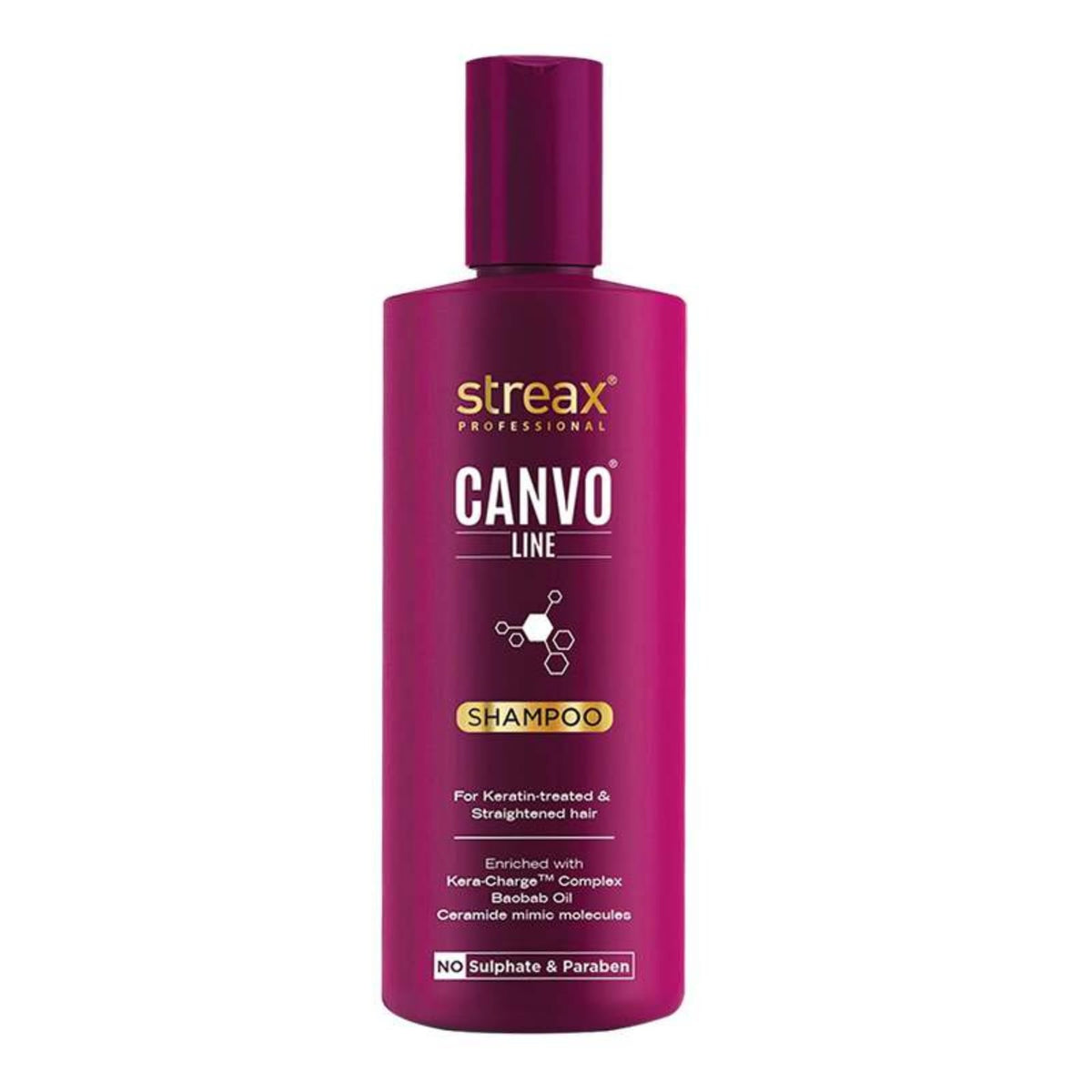 Streax Professional Canvoline Straightening Post Care Shampoo – 300ml
