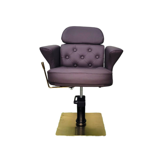 Casa Half-Back Reclining Cutting Chair - Brown (Model CS1042)