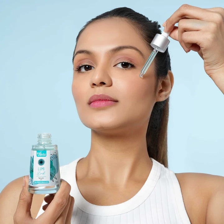 Buy Lumi Boost Serum Sea Fern & Squalene | Brightens & Hydres Sk