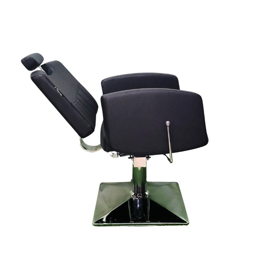 Casa Reclining Cutting Chair - Black (Model CS1012)