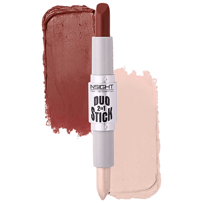 INSIGHT Cosmetics Duo Stick - Conceal, Contour & Highlighter, 8.5g 02 Coffee
