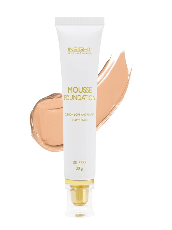 Insight Cosmetics Mousse Foundation with SPF-15 (Cream Natural, Soft Honey)