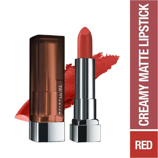 Maybelline New York Color Sensational Creamy Matte Lipstick Collection Shade(500-817)