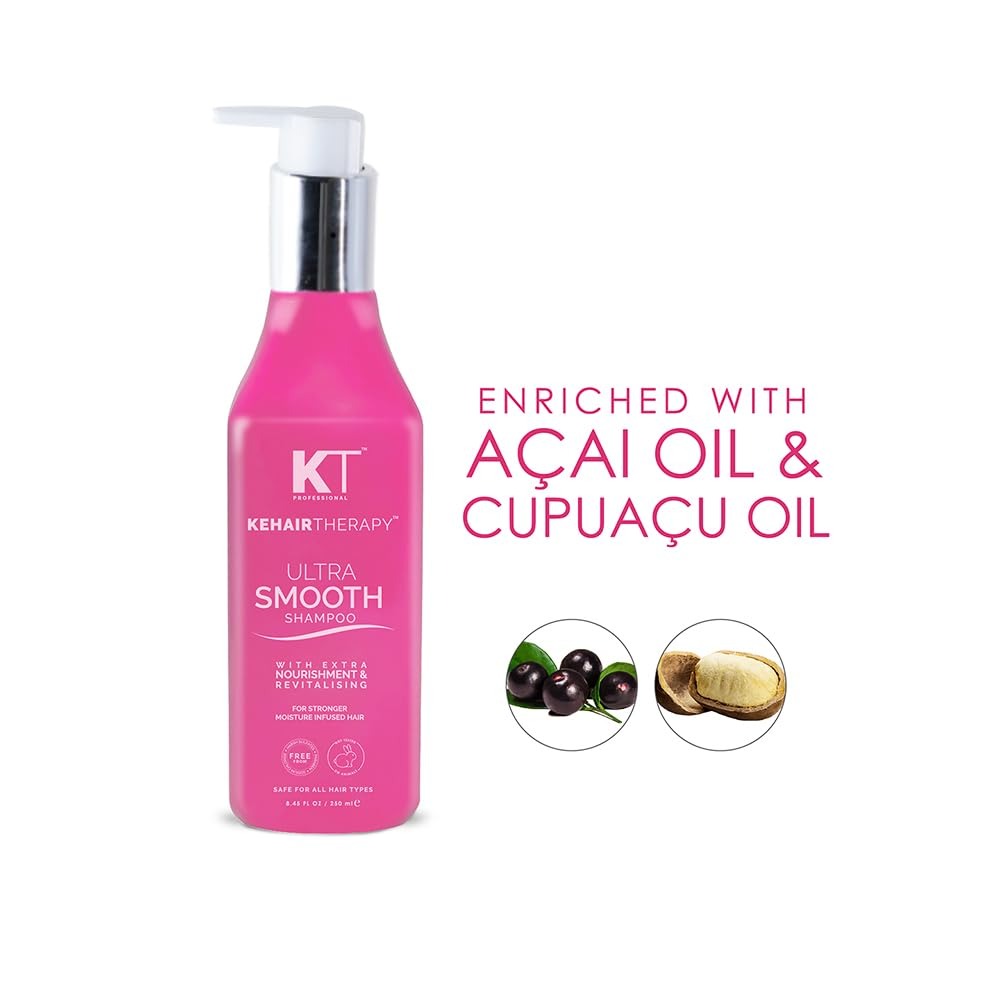 Buy KT Professional Kehairtherapy Sulfate-free Ultra Smooth Shampoo ...