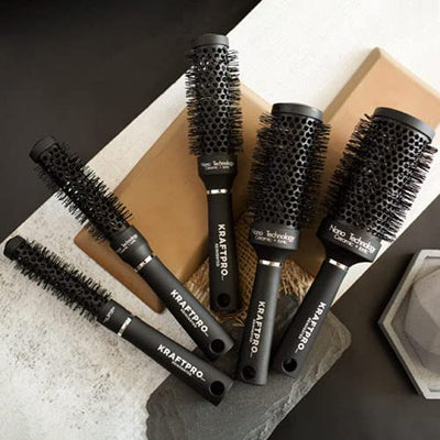 KRAFTPRO 45MM Ceramic Hair Brush (Ceramic + Ionic) Round Hair Brush