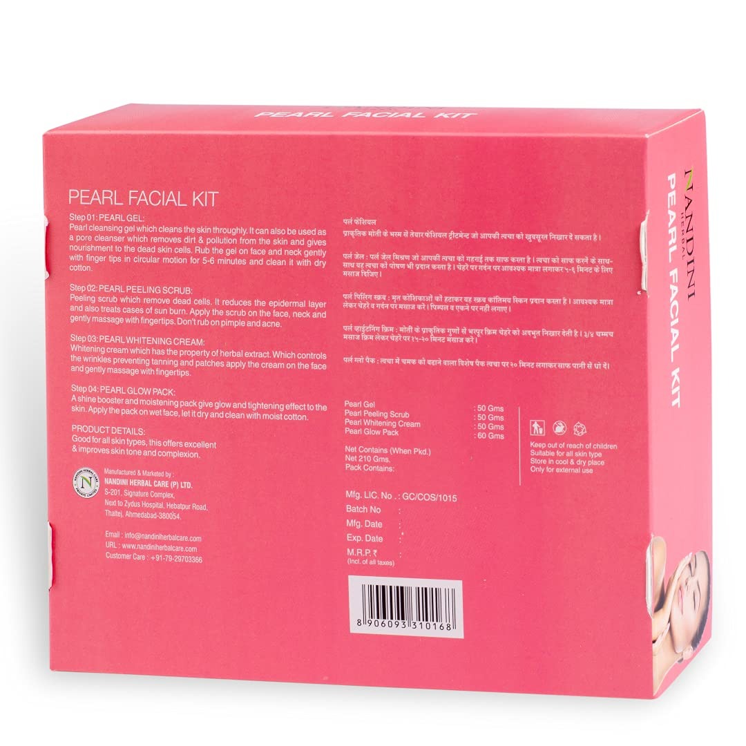 Nandini Herbal Pearl Facial Kit, 170g