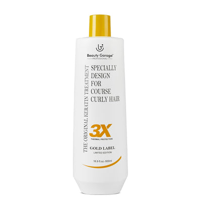 Beauty Garage 3X Gold Label Limited Edition Keratin Treatment – 500ml (For Professional Use)