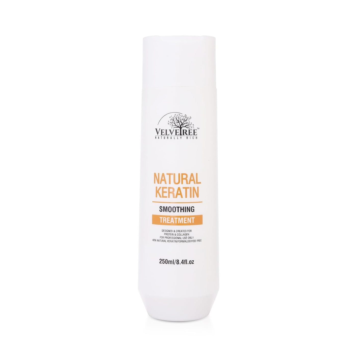 Velvetree Men & Women Natural Keratin Smoothing Treatment For Frizzy Damaged All Type Hair - 250ml
