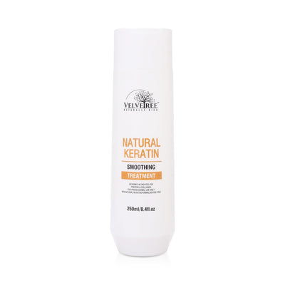 Velvetree Men & Women Natural Keratin Smoothing Treatment For Frizzy Damaged All Type Hair - 250ml