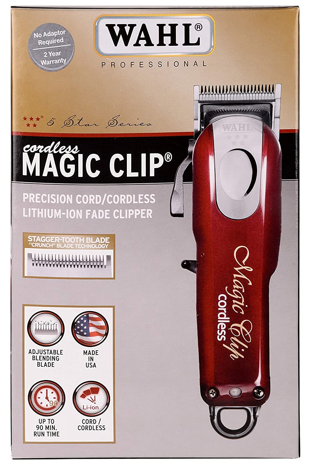 Buy Wahl 08148-324 Cord/Cordless Professional Magic Clipper
