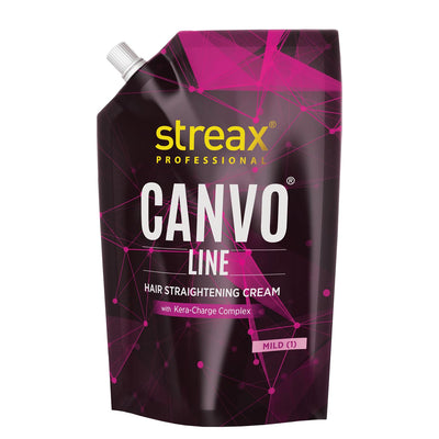 Streax Pro Hair Straightening Cream, Mild, 500ml