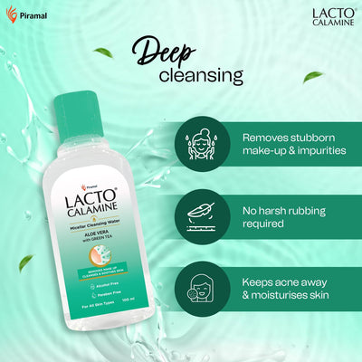 Lacto Calamine Micellar Water Makeup Remover – 100ml