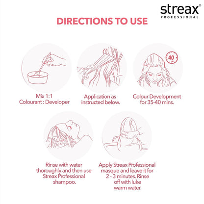 Streax Professional Argan Secrets Permanent Hair Colourant Cream - Extra Light Blonde Soft Matte 11.07 (Enriched with Argan Oil) For All hair types, 60 gm