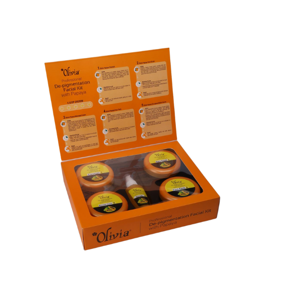 Buy Olivia Professional De-Pigmention Facial Kit Papaya 400gm