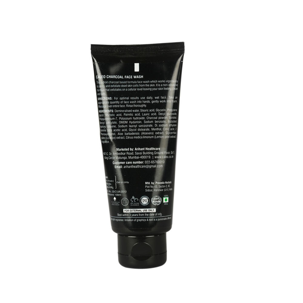 Caleo Charcoal Face Wash - 100ml