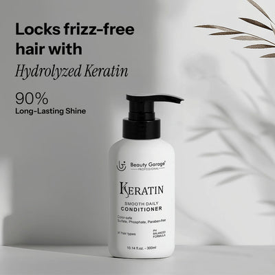 Beauty Garage Keratin Smooth Daily Conditioner – 300ml