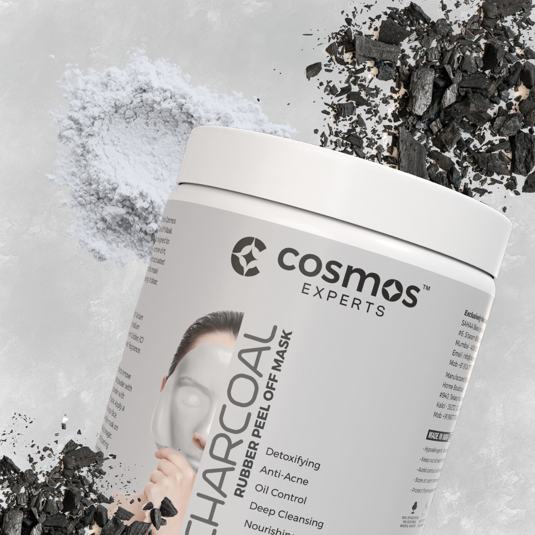 Buy Cosmos Experts Rubber Peel Off Mask - Charcoal (150gm, 500gm