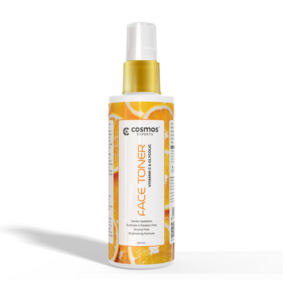 Cosmos Experts Vitamin C Toner – Brightening & Hydrating Skin Refresh (Available in 200ml & 500ml)