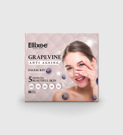Ellixee Grapevine + Anti Aging Facial Kit 250ml