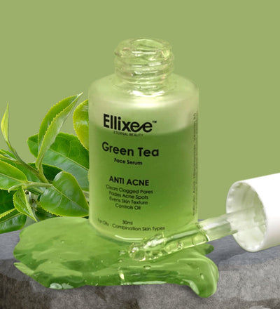 Ellixee Green Tea + Fades Acne Spots Serum