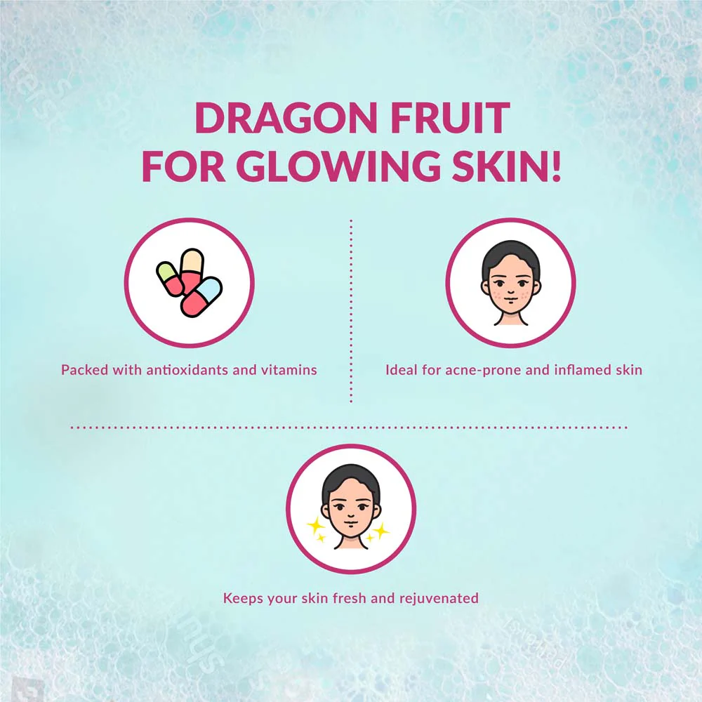 Olivia Healthy Glow Face Cleansing Foam with Dragon Fruit