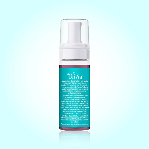 Olivia Hydrating Face Cleansing Foam with Passion Fruit