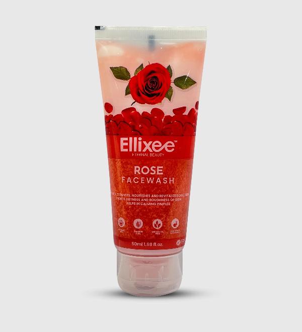 Ellixee Prevents Dryness & Pimple Rose Face Wash