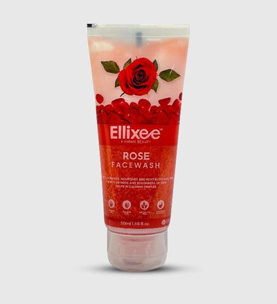 Ellixee Prevents Dryness & Pimple Rose Face Wash