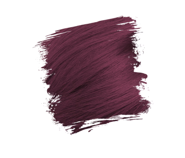 Crazy Color Semi Permanent Hair Color Cream - 50 Aubergine (100ml)