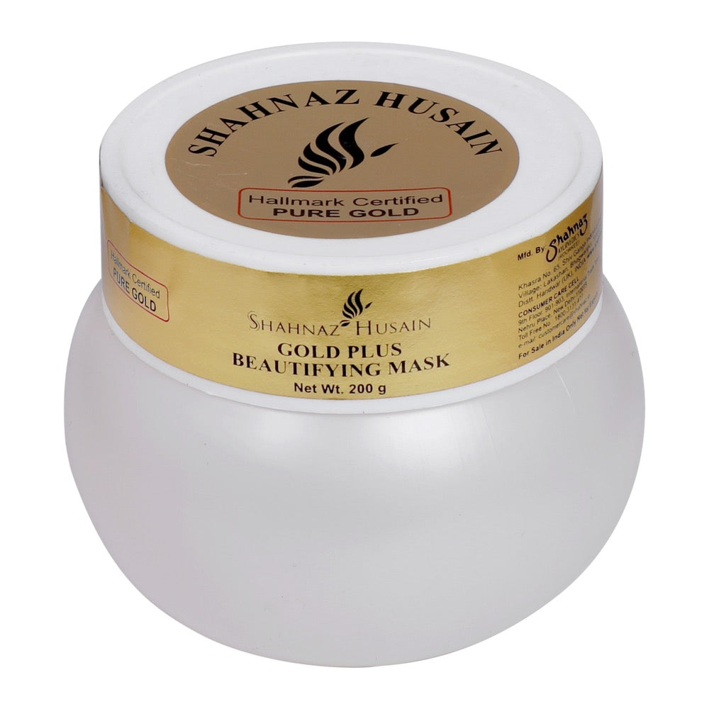 Shahnaz Husain Gold Plus Beautifying Mask 200Gm