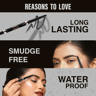 Insight Cosmetics Smudge-Free Eyebrow Pencil – Dark Gray (0.5g)