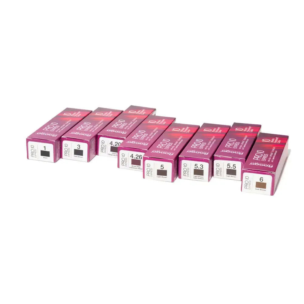 Raaga Professional Pro 10 Express Colour – Light Brown 5 | 10-Minute Permanent Hair Colour with High Diffusion Technology & 5 Essential Oils – 90 gm