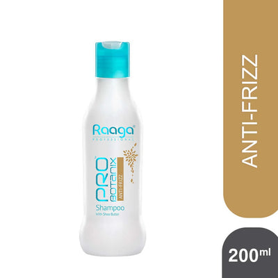 Raaga Professional Pro Botanix Anti-Frizz Shampoo with Shea Butter | Deep Moisturization & Frizz Control for Smooth Hair