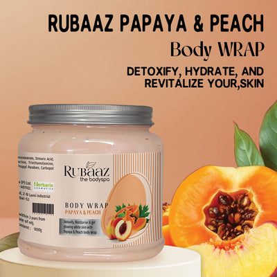 Rubaaz Papaya And Peach Body Wrap 1Kg