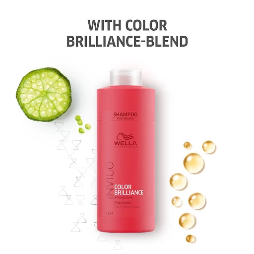 Wella Professionals Invigo Color Brilliance With Lime Caviar Vibrant Color Shampoo 1L